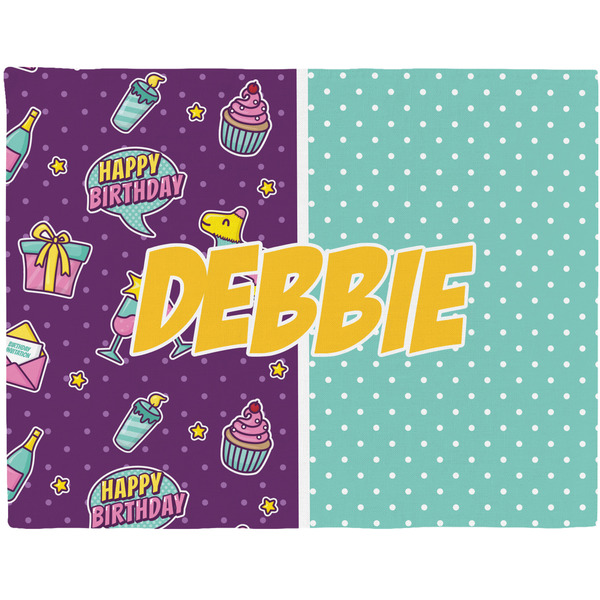 Custom Pinata Birthday Woven Fabric Placemat - Twill w/ Name or Text