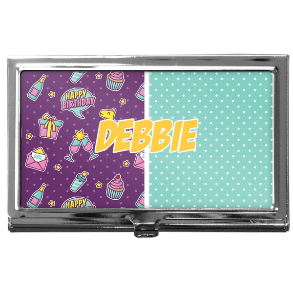 Custom Pinata Birthday Business Card Case