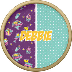 Pinata Birthday Cabinet Knob - Gold (Personalized)