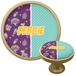 Pinata Birthday Cabinet Knob - Gold (Personalized)