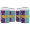 Pinata Birthday Can Cooler (12 oz) - Set of 4 w/ Name or Text