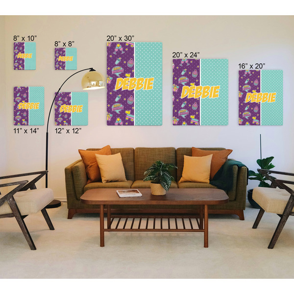 Pinata Birthday Canvas Prints - Multiple Sizes