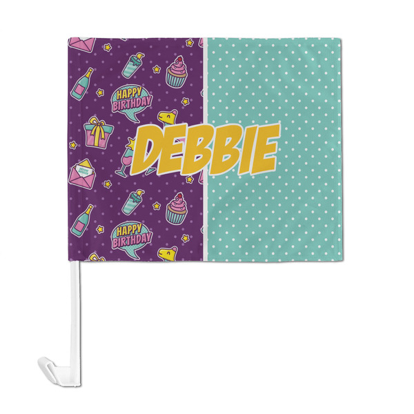 Pinata Birthday Car Flag - Large - FRONT