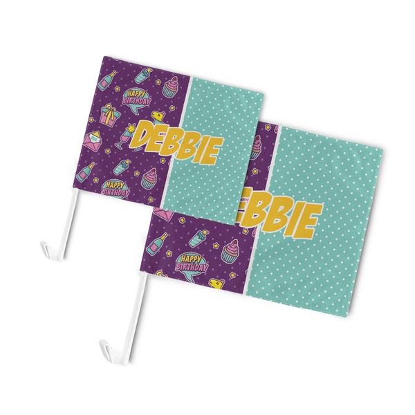 Pinata Birthday Car Flags - PARENT MAIN (both sizes)