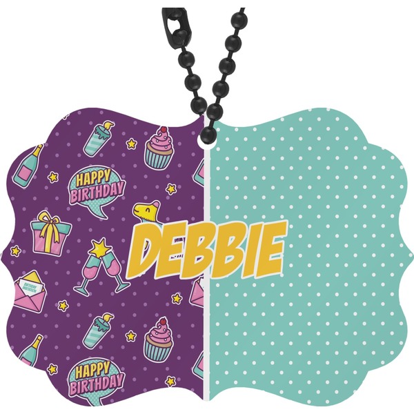 Custom Pinata Birthday Rear View Mirror Charm (Personalized)