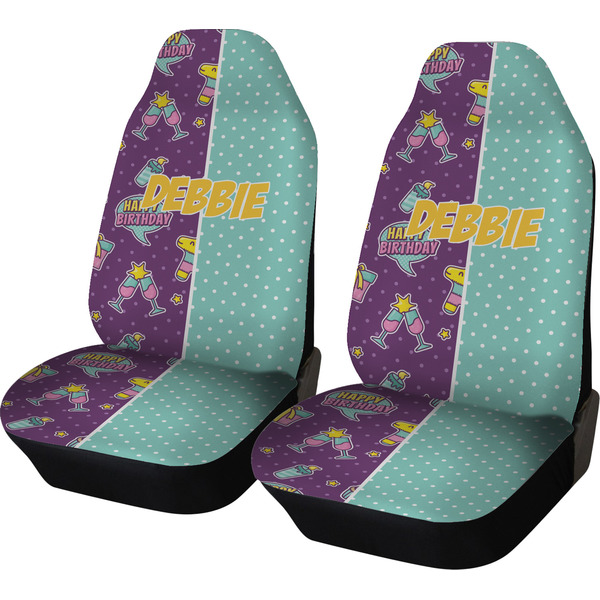 Custom Pinata Birthday Car Seat Covers (Set of Two) (Personalized)