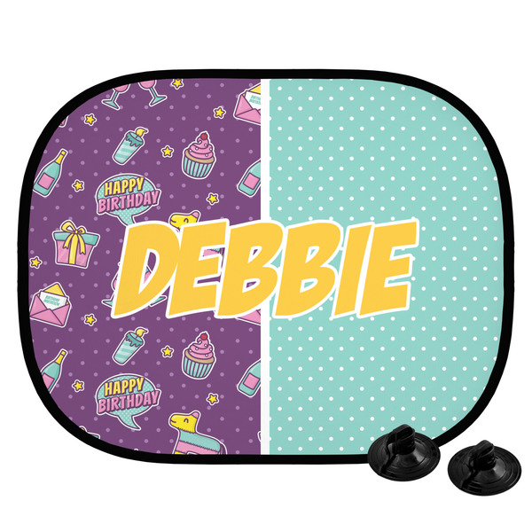Custom Pinata Birthday Car Side Window Sun Shade (Personalized)