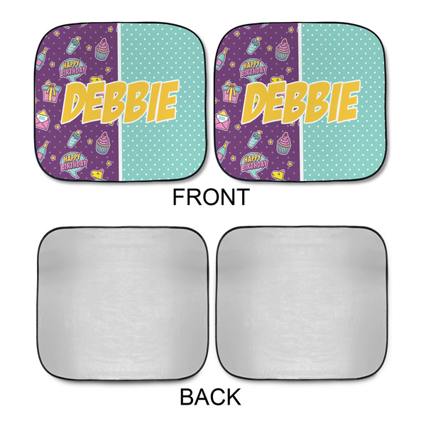 Pinata Birthday Car Sun Shades - APPROVAL