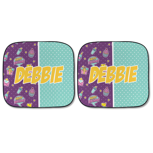 Pinata Birthday Car Sun Shades - FRONT