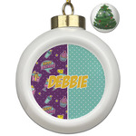 Pinata Birthday Ceramic Ball Ornament - Christmas Tree (Personalized)