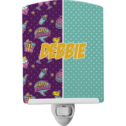 Pinata Birthday Ceramic Night Light (Personalized)