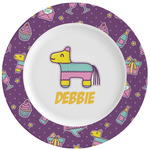 Pinata Birthday Ceramic Dinner Plates (Set of 4) (Personalized)