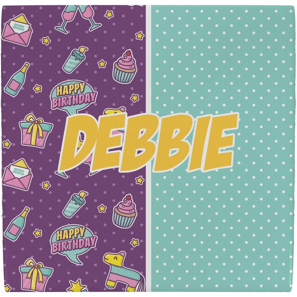 Custom Pinata Birthday Ceramic Tile Hot Pad (Personalized)