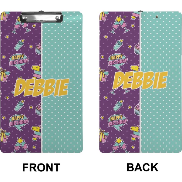 Pinata Birthday Clipboard (Legal) (Front + Back)