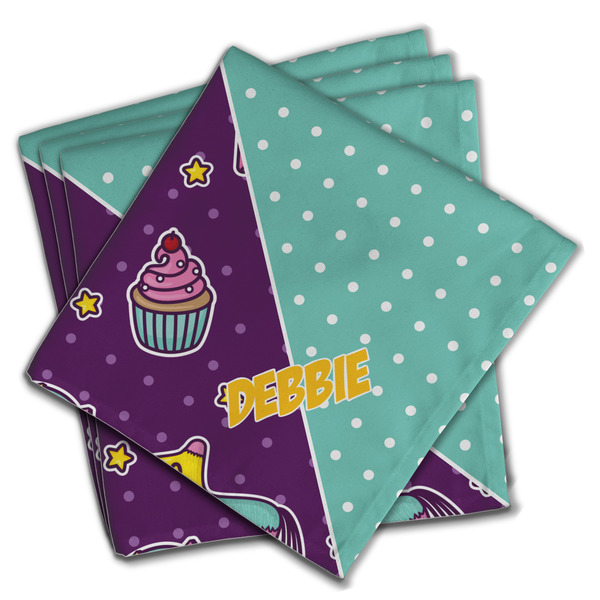 Custom Pinata Birthday Cloth Napkins (Set of 4) (Personalized)