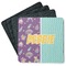 Pinata Birthday Square Rubber Backed Coasters - Set of 4 (Personalized)