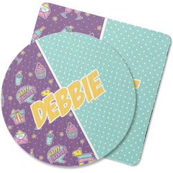 Pinata Birthday Rubber Backed Coaster (Personalized)