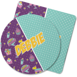 Pinata Birthday Rubber Backed Coaster (Personalized)