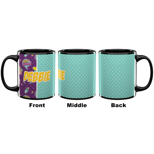 Pinata Birthday Coffee Mug - 11 oz - Black APPROVAL