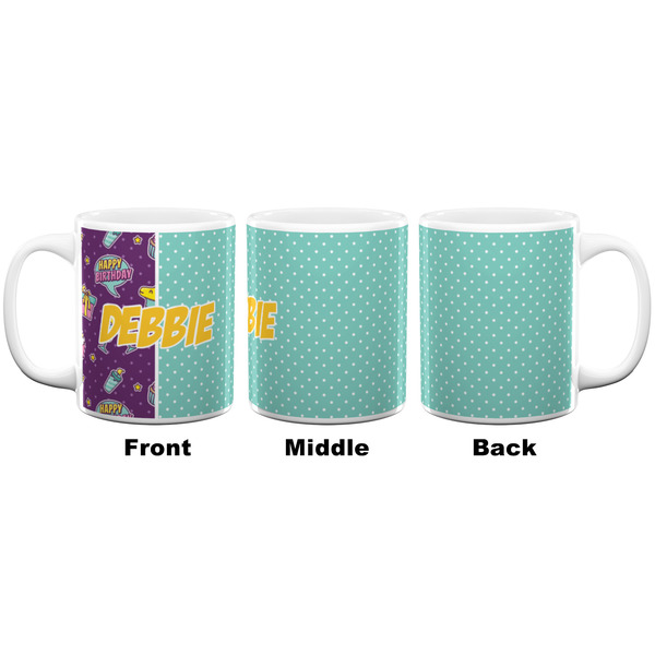 Pinata Birthday Coffee Mug - 11 oz - White APPROVAL