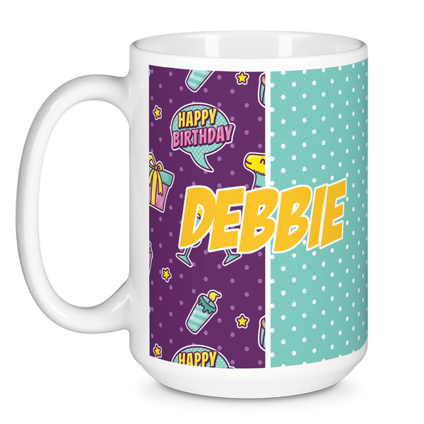 Pinata Birthday Coffee Mug - 15 oz - White