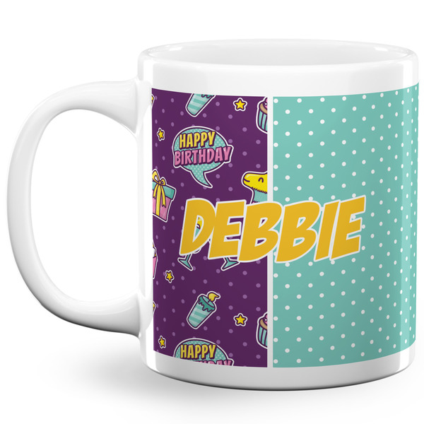 Pinata Birthday Coffee Mug - 20 oz - White