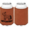 Pinata Birthday Cognac Leatherette Can Sleeve - Single Sided Front and Back