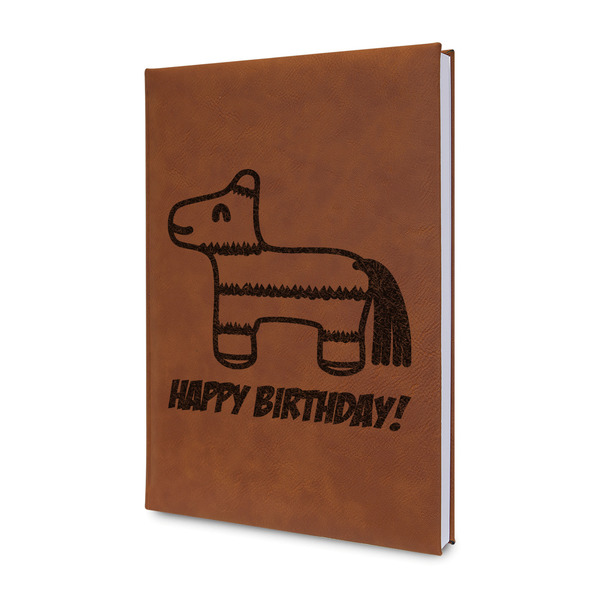 Custom Pinata Birthday Leatherette Journal - Double Sided (Personalized)