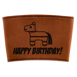Pinata Birthday Leatherette Cup Sleeve (Personalized)