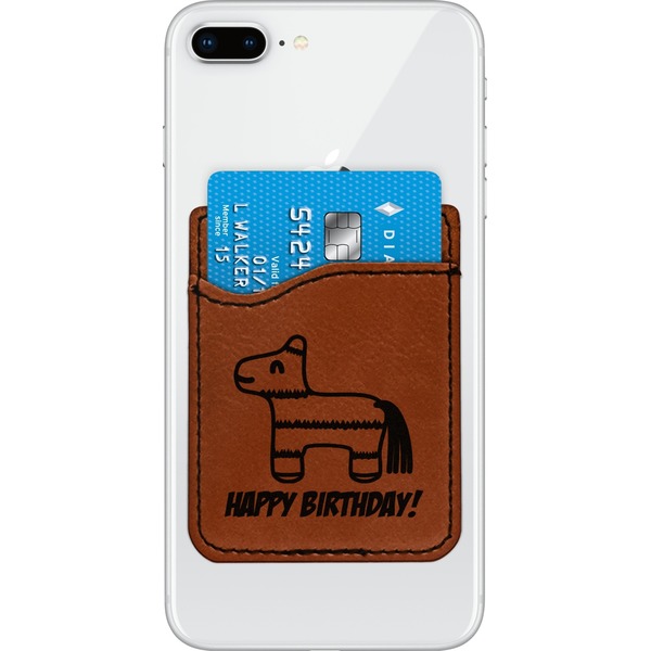 Custom Pinata Birthday Leatherette Phone Wallet (Personalized)