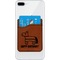 Pinata Birthday Cognac Leatherette Phone Wallet on iphone 8