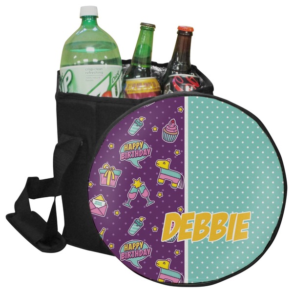 Custom Pinata Birthday Collapsible Cooler & Seat (Personalized)