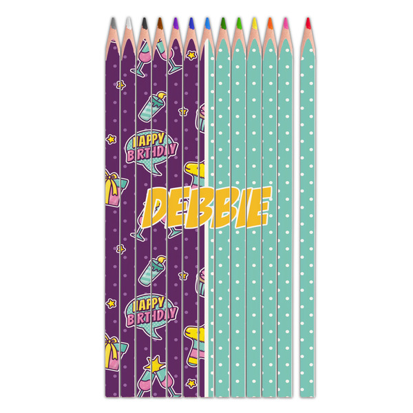 Custom Pinata Birthday Colored Pencils (Personalized)