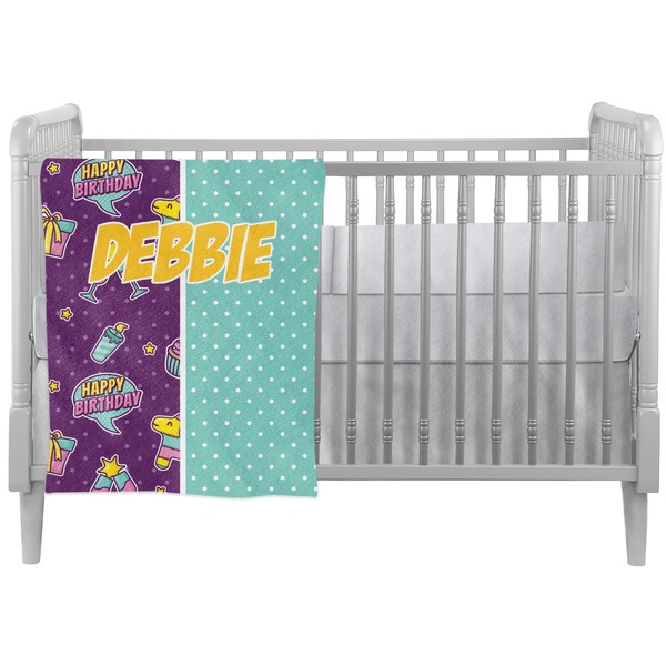 Custom Pinata Birthday Crib Comforter / Quilt (Personalized)