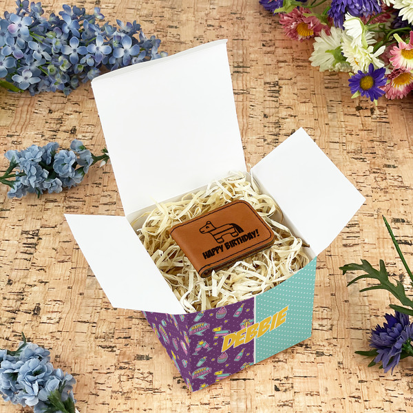 Pinata Birthday Cubic Gift Box - In Context