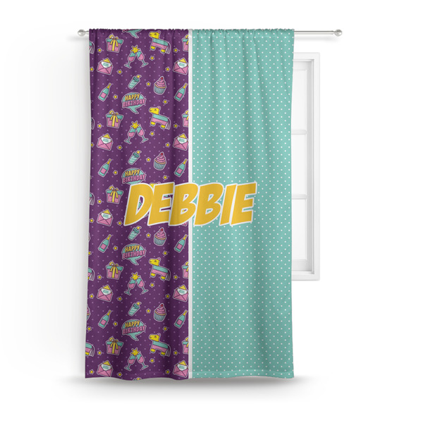 Custom Pinata Birthday Curtain Panel - Custom Size (Personalized)