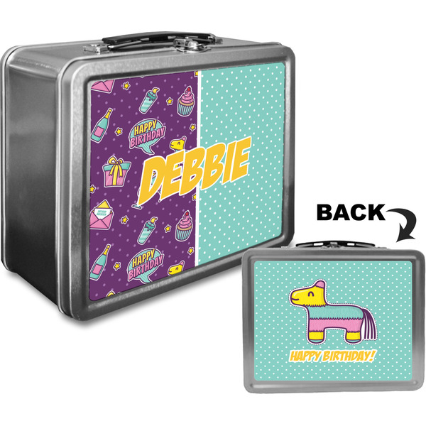 Pinata Birthday Custom Lunch Box / Tin Approval