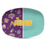 Pinata Birthday Plastic Platter - Microwave & Oven Safe Composite Polymer (Personalized)