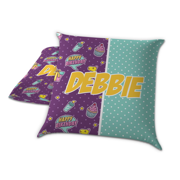 Pinata Birthday Decorative Pillow Case - TWO