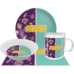 Pinata Birthday Dinner Set - Single 4 Pc Setting w/ Name or Text