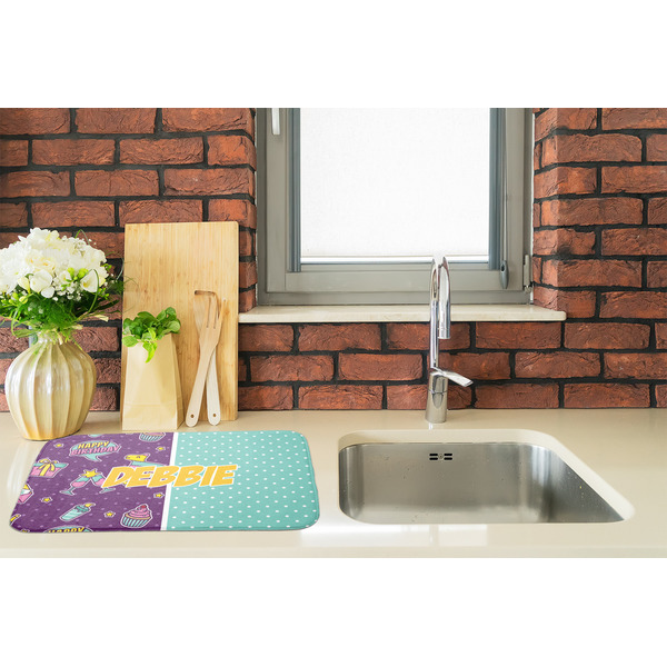 Pinata Birthday Dish Drying Mat - LIFESTYLE 2