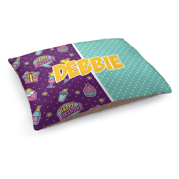 Custom Pinata Birthday Dog Bed - Medium w/ Name or Text