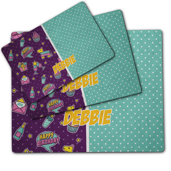 Pinata Birthday Dog Food Mat - MAIN (sm, med, lrg)