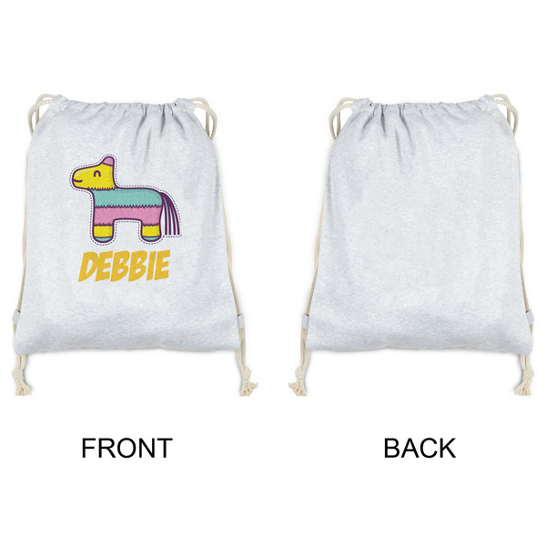 Pinata Birthday Drawstring Backpacks - Sweatshirt Fleece - Single Sided - APPROVAL