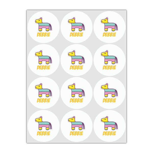 Pinata Birthday Drink Topper - Small - Set of 12