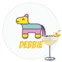 Pinata Birthday Printed Drink Topper - 3.5" (Personalized)