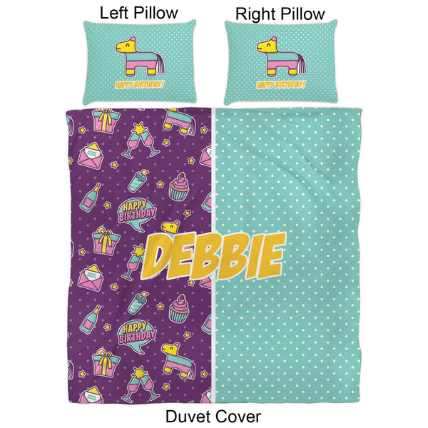 Pinata Birthday Duvet Cover Set - Queen - Approval