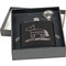 Pinata Birthday Engraved Black Flask Gift Set
