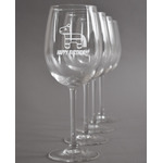 Pinata Birthday Wine Glasses (Set of 4) (Personalized)