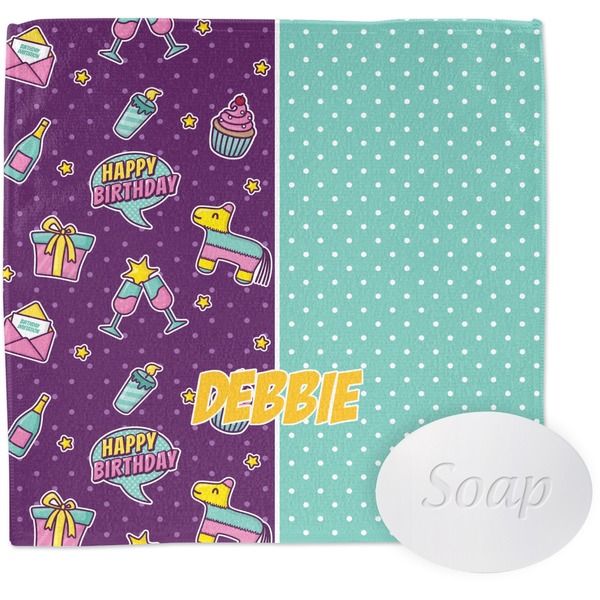 Custom Pinata Birthday Washcloth (Personalized)